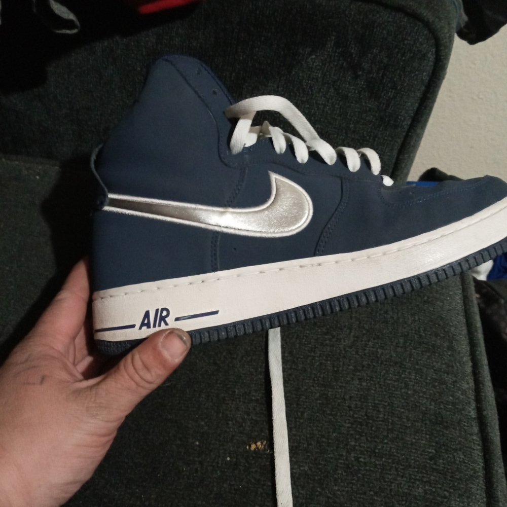 Limited edition nike air force ones Navy Blue